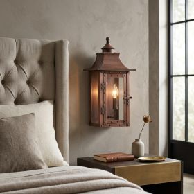 St. Charles 2-Light Acopper Patina Wall Light