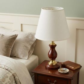 Off White Linen Empire Lamp Shade