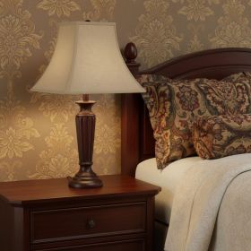 Dark Brown Linen Square Lamp Shade