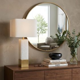 29" Gold Novelty Table Lamp LED With Shade