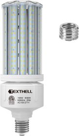 Led Corn Light Bulb 100W 15000LM Bright 5000K Led Bulb E26/E39 Base 1000W Equivalent Metal Halide HID CFL for Indoor Outdoor Lighting Warehouse H