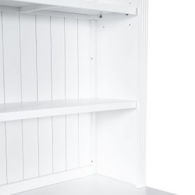 83.4"Tall Bookshelf with 3 pieces LED Lighting, Modern Bookcase with 2 Doors and 1 Drawer,Storage Bookcase with Open Shelves for Living Room