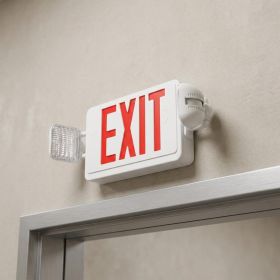 Set of Two LED Emergency Exit Signs